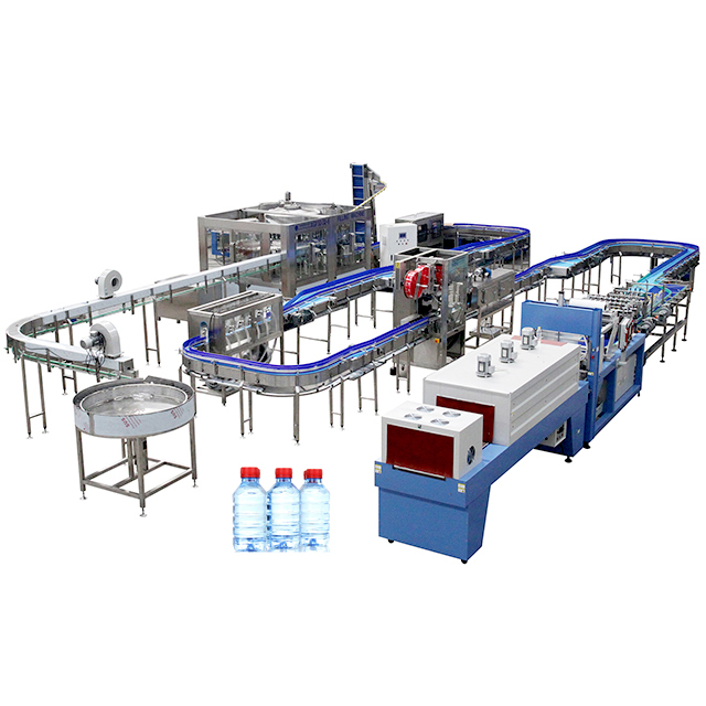 Ligne de production d'eau en bouteille