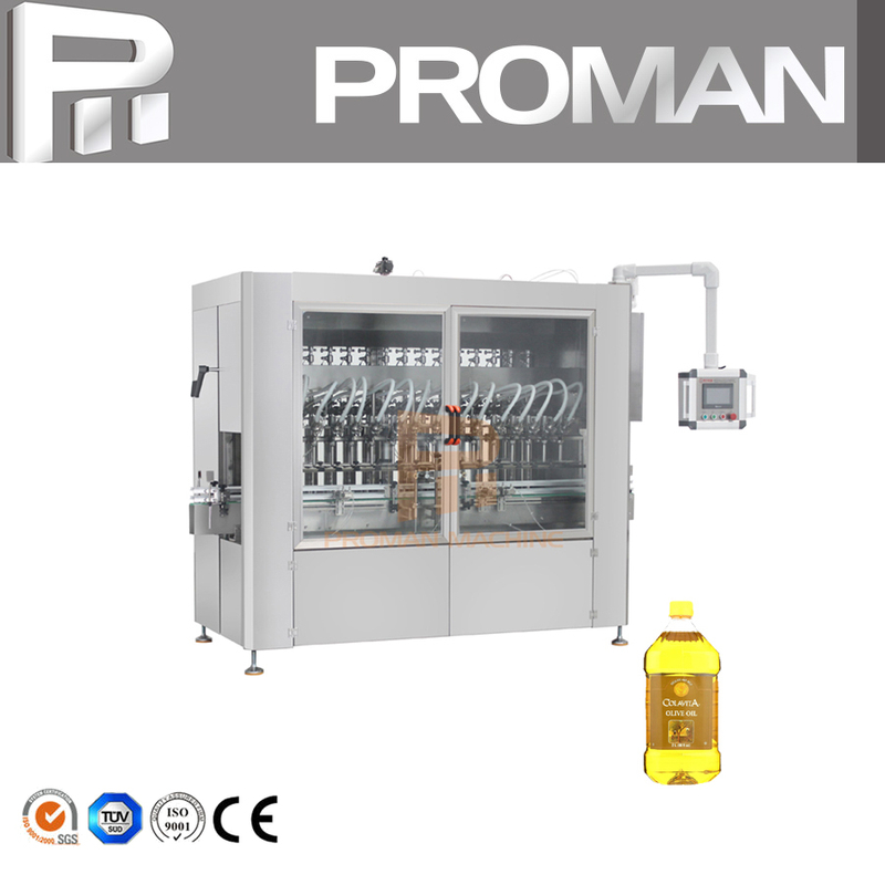 Machine de remplissage de liquide visqueux de type servo à pression de piston (500-5000 ml)