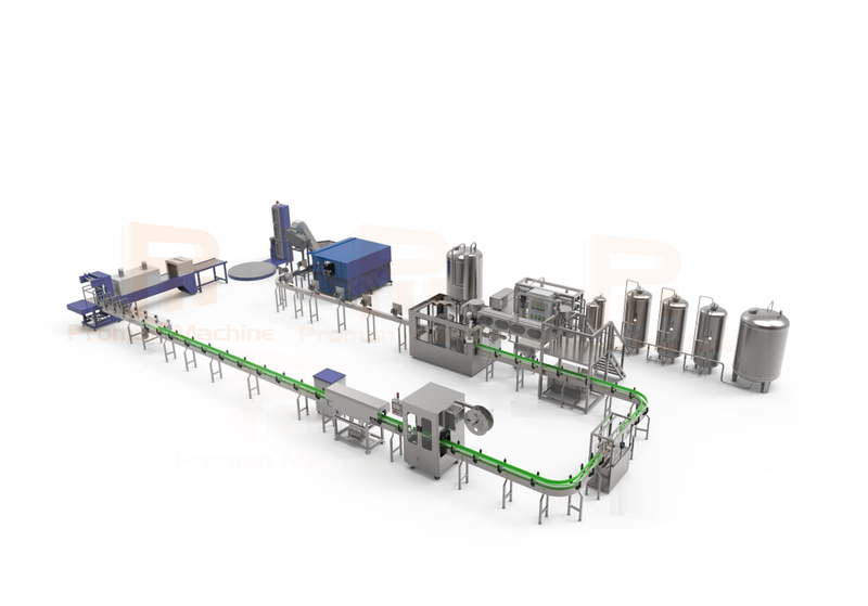 Ligne de production de boissons CSD