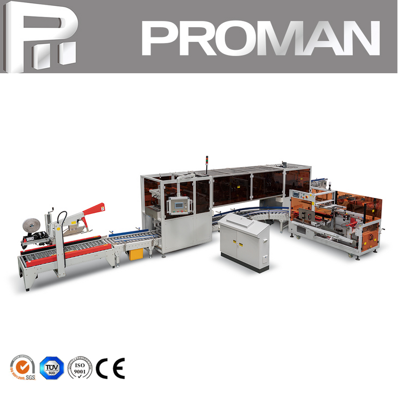 Machine à emballer automatique de carton 
