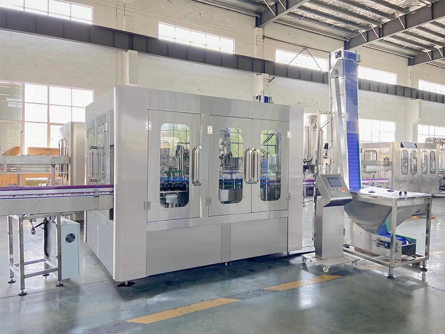 machine &agrave; bouteilles en verre